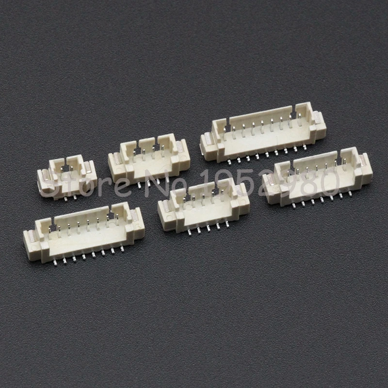 

10PCS 1.25mm Connector SMD Vertical / Right Angle Type Male JST Socket 2/3/4/5/6/7/8/9/10/11/12/13/14P 1.25-AB