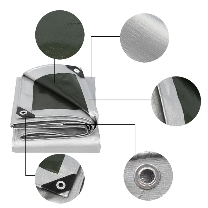 في الهواء الطلق الشمس المأوى مختلف حجم اضافية سميكة سيارة سقف الظل غطاء المظلة التخييم المشي الشمس المأوى قماش القنب للماء خيمة الظل