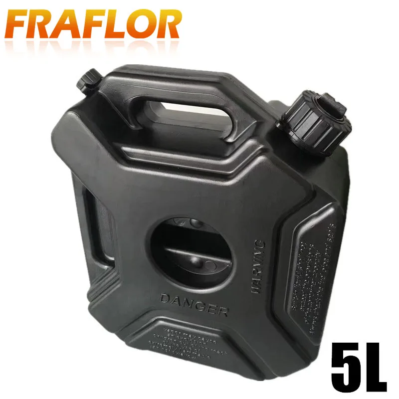 Plastic Gasoline Cans 1.3 Gallon 5 Litres Auto Shut Off Gas Tank Fuel Container