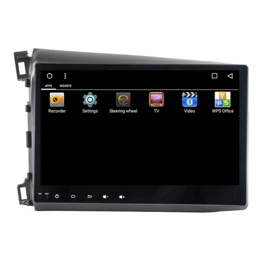Perfect Asvegen Car Radio For Honda Civic 2012-2015 10.2inch Android 7.1 Car Quad Core Stereo Audio Multimedia Dvd Player GPS Navigation 8