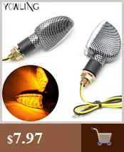 Motorcycle Turn Signal Signals Light Taillight Flexible 12 LED Indicators Blinkers Flashers for Honda GROM MSX125 MT-09 Z800 R3