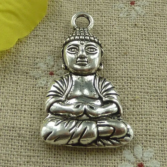 21 pieces tibetan silver the Buddha charms pendant 40x24mm 3229in