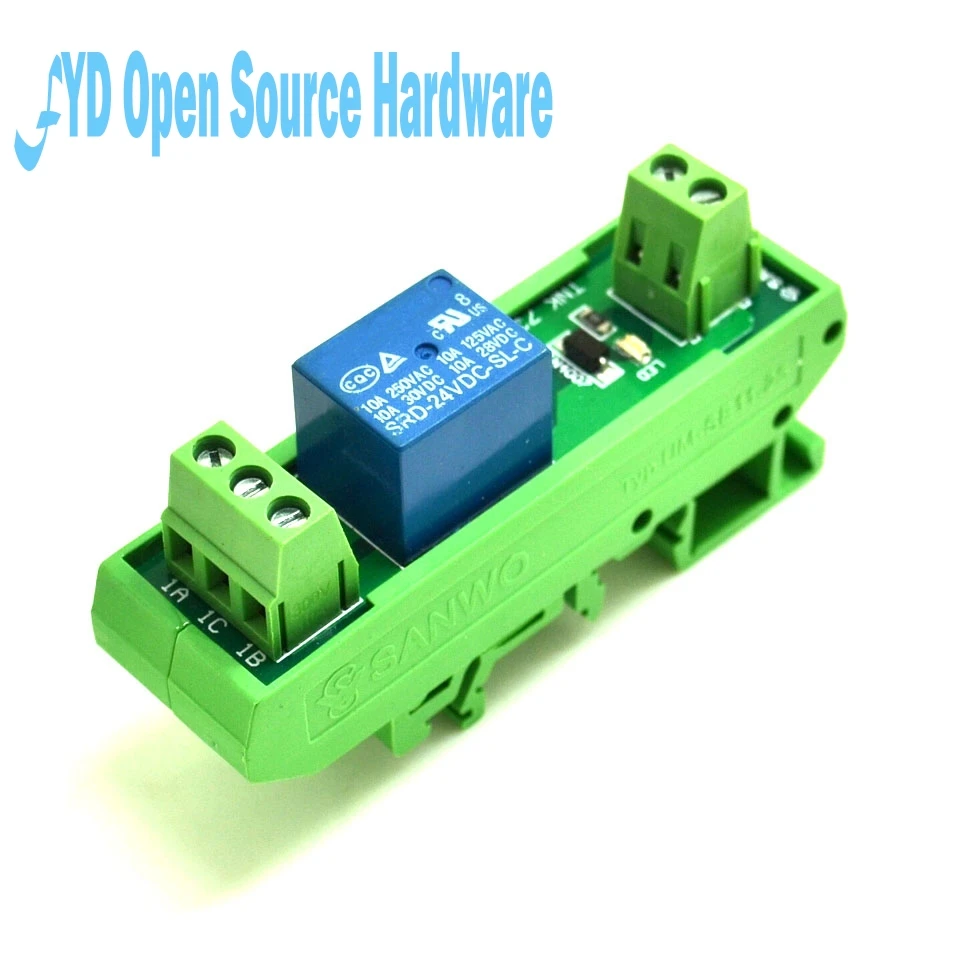 

1 channel relay module control board amplifier circuit board SRD-24V-SL-C DC24V