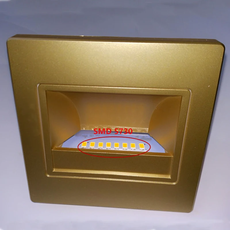  Recessed Led Stair Light 85-265V led wall Sconce lighting In Step Lamp stairway lamps warm / cool w - 32293351201