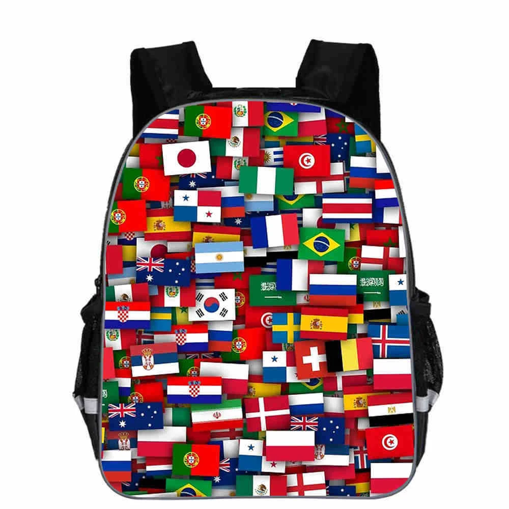 11 дюймов Детский рюкзак для футбола студенческие сумки детские футбольные напечатанные Роналду Bookbag для детского сада Прямая поставка на заказ DIY - Цвет: 11 inch