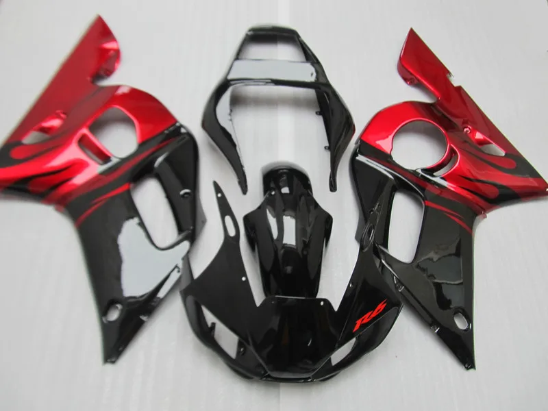 Комплект обтекателей для мотоцикла YAMAHA YZFR6 98 99 00 01 02 YZF R6 YZF600 1998-2002 ABS Горячий