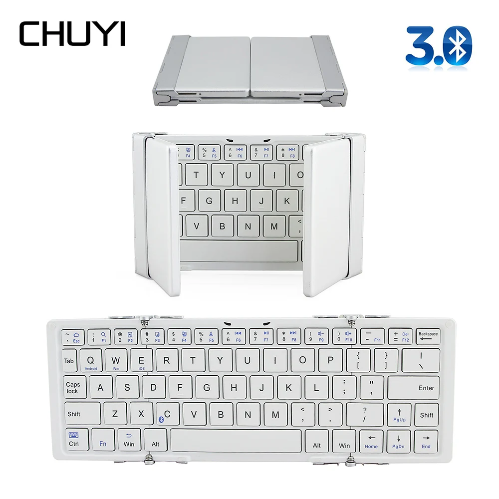 

Mini Bluetooth Wireless Keyboard Foldable Universal Wireless Travel Keypad Folding keyboard For ipad Tablet Laptop Notebook PC
