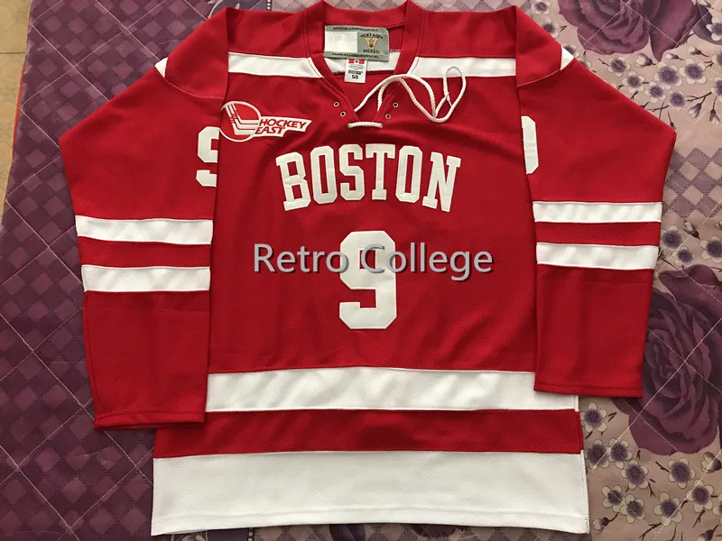 

Wisconsin Badgers 9 Jack Eichel Red Men's Hockey Jersey Embroidery Stitched Customize any number and name