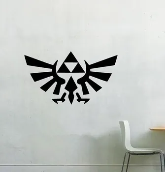 

Legend of Zelda Wall Decal Hercules Force Vinyl Wall Stickers For Livingroom Car Window Seal Symbol Sign Crest Home Decor SYY727