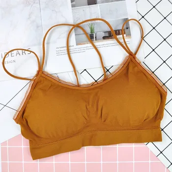 

Casual Female Summer Tube Tops Sexy Lace Wireless Bra Women's Wrapped Chest Bras