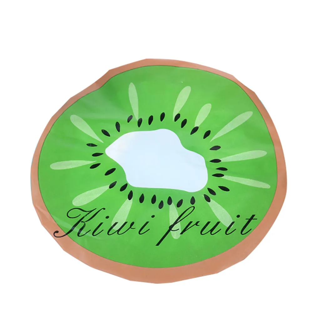 12Pcs Colorful fruit pattern Bath Waterproof Women Shower Caps Bath Shower Hair Cover Adults Waterproof Bathing Cover #4M22 (4)