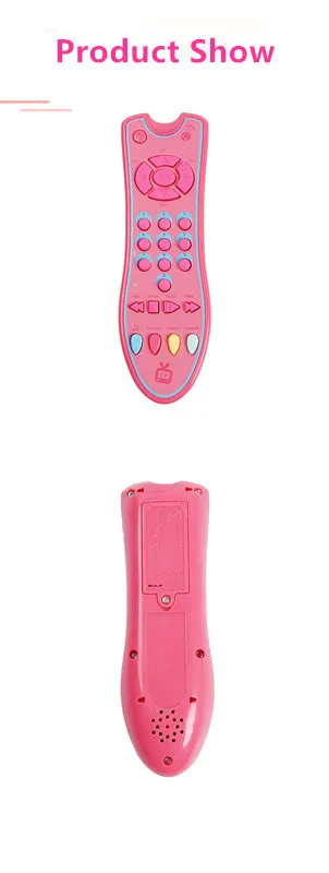 Colorful Music Mobile Phone TV Remote Control Early Educational Toys Electric Numbers Remote Learning Machine Toy Baby Toys Gift