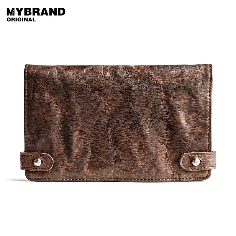 

MYBRANDORIGINAL genuine leather sheepskin wallet multi-functional wallet for man high quality sheepskin leather long wallet Q19