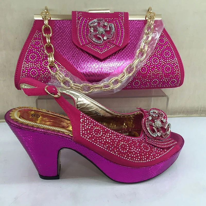 Ensemble Fête La Et argent gris Couleur Strass Italie Chaussures or bleu Or Dames fuchsia Assorties rouge En Italiennes Sac Pour Noir Décoré Femmes Avec pSntxY