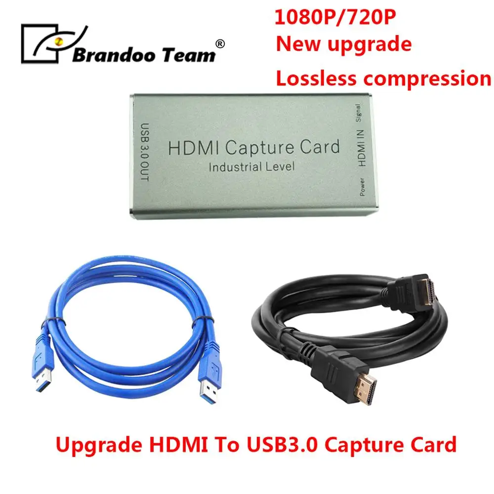 

New upgrade Lossless Compression 1080P Capture card HDMI to USB 3.0 Video Audio Capture Dongle design for Live Streaming