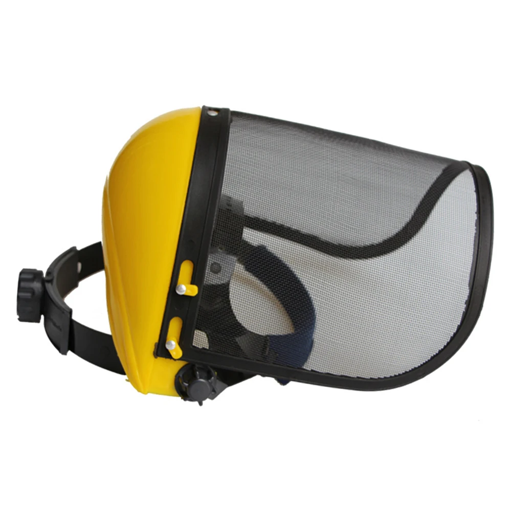 

Visor Safety Helmet Forestry Hat Durable Easy Use Full Face Mesh Protective Mask Garden Splash Proof Metal Adjustable