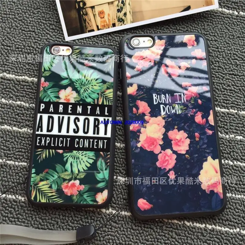 flowers case for iPhone6/6plus/5S silicone shell