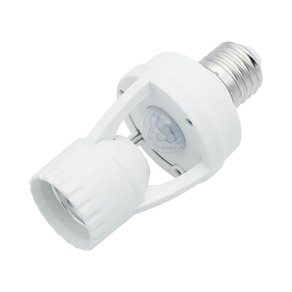 

ANBLUB E27 Socket PIR Motion Sensor Lamp Holder Light Control Infrared Sensor Lamp Base Fitting 220V For LED Light Bulb Lighting