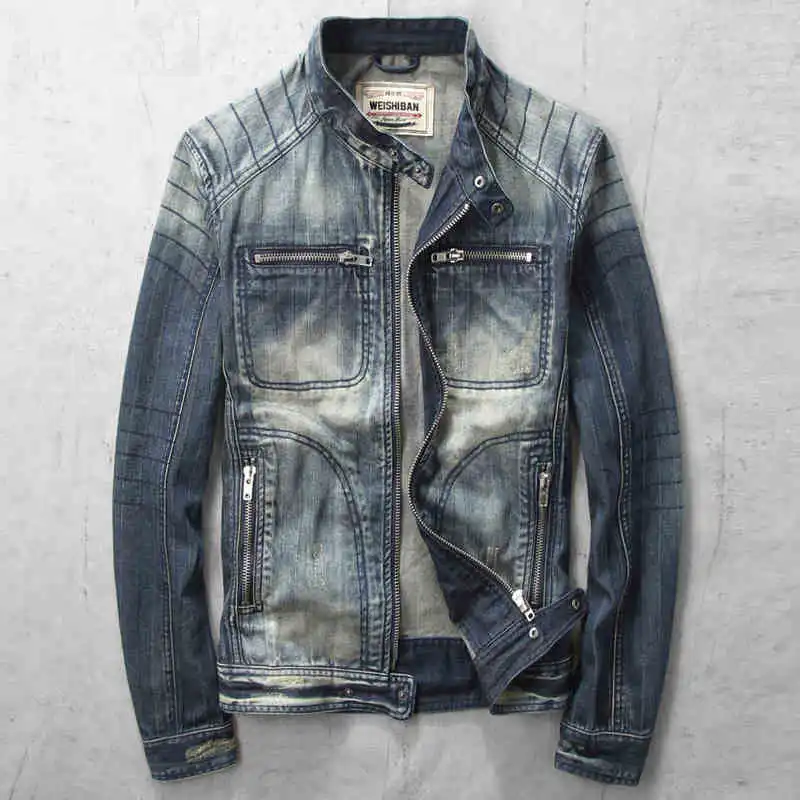plus size denim motorcycle jackets