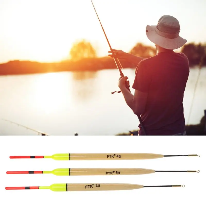 

OOTDTY 5Pcs/Lot 2g/3g/4g Weight Fishing Float Length 19.5cm-23cm Floats For Carp Fishing Accessories Floating tube for fishing