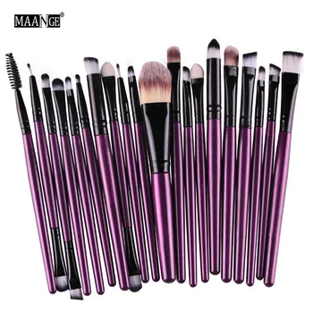 20Pcs Cosmetic Makeup Brushes Set Powder Foundation Eyeshadow Eyeliner Lip Brush Tool Brand Make Up Brushes Beauty Tools Pincel