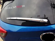 3 * Cubierta ABS Chrome Rear Window Wiper Noozle Brillante Cromo Trim para Mazda CX-5 CX5 2nd Gen. 2017 2018 Car styling Accesorios