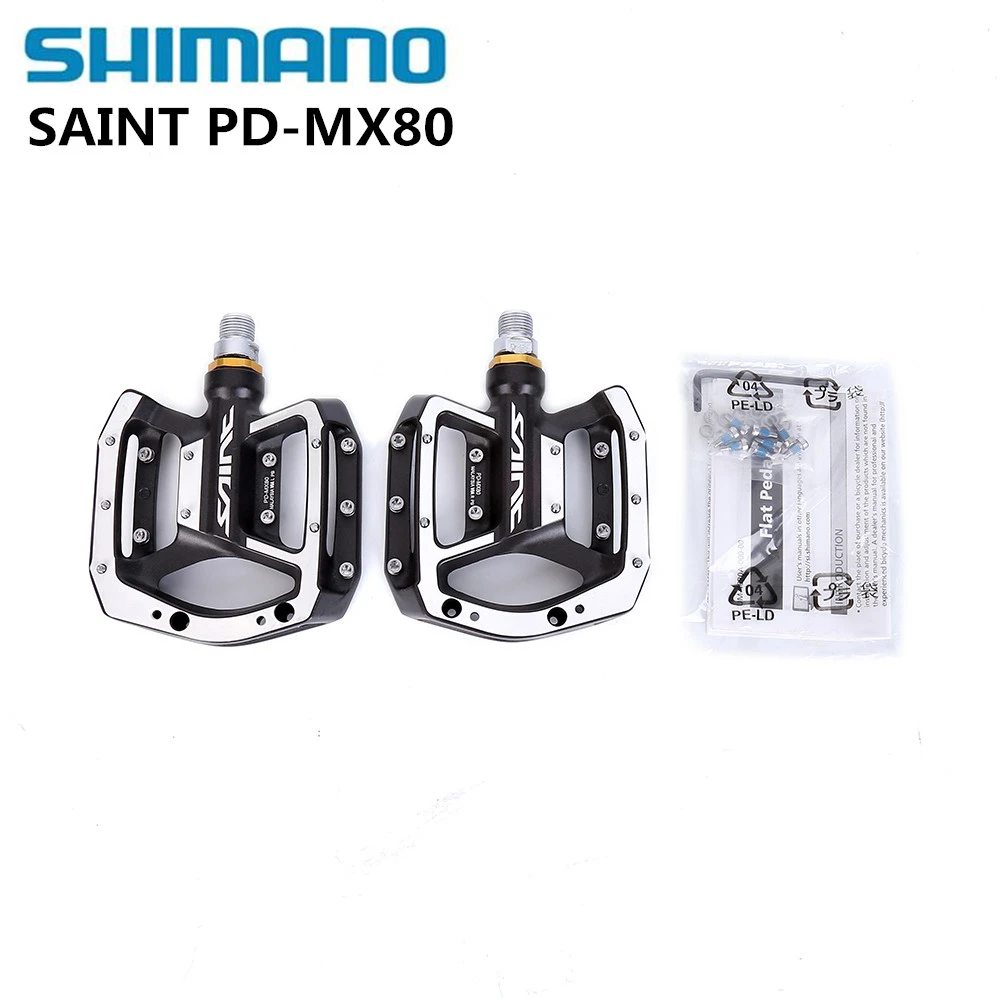 シマノsaint PD MX80フラットペダルmtbマウンテンバイク