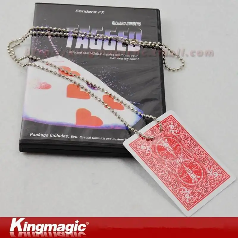 

Tagged Necklace Knot Find Card Box Packing (with DVD) Magic Trick Magic Props
