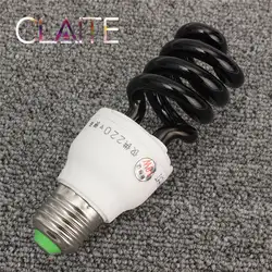 CLAITE E27 18 W спираль ультрафиолетовая флуоресцентная черный лампочка cfl лампа AC220V