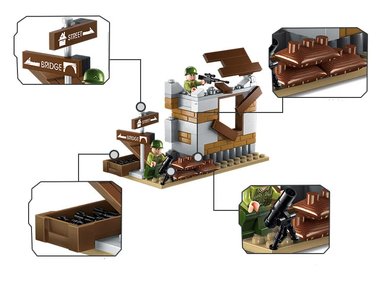 Models-building-toy-ENLIGHTEN-1711-Tiger-Tank-Military-Fighter-Building-Blocks-compatible-with-lego-military-toys (3)