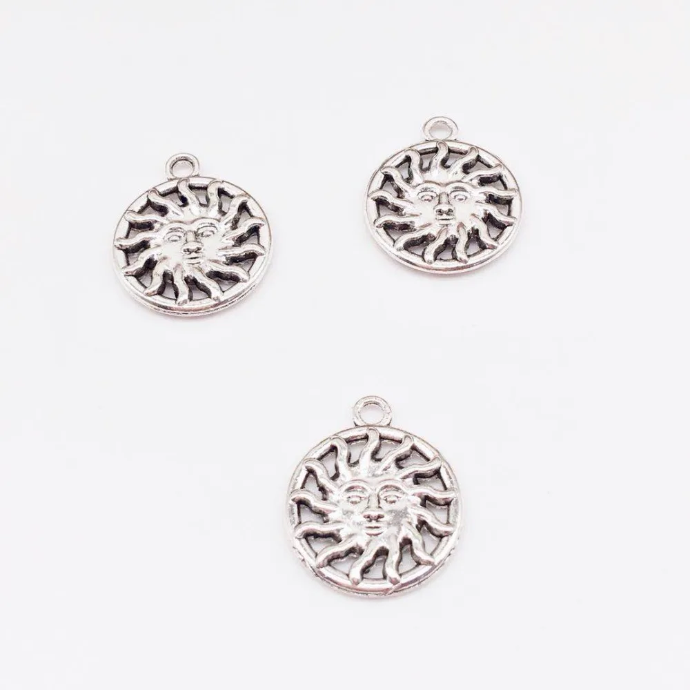 20pcsHotHighqualityalloySuncharmsforJewelryMakingDIY