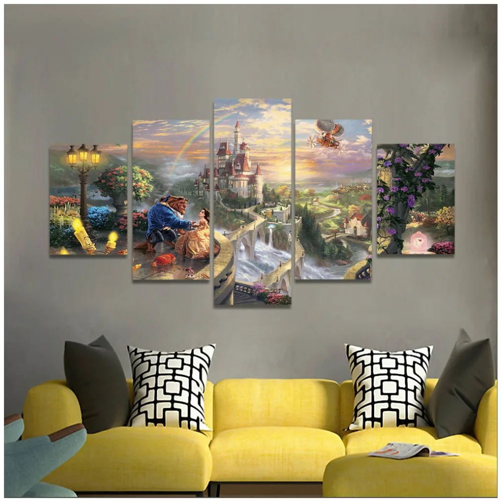 Kind Beautiful Princess Bella Posters Prints Beauty Beast Bedroom Home