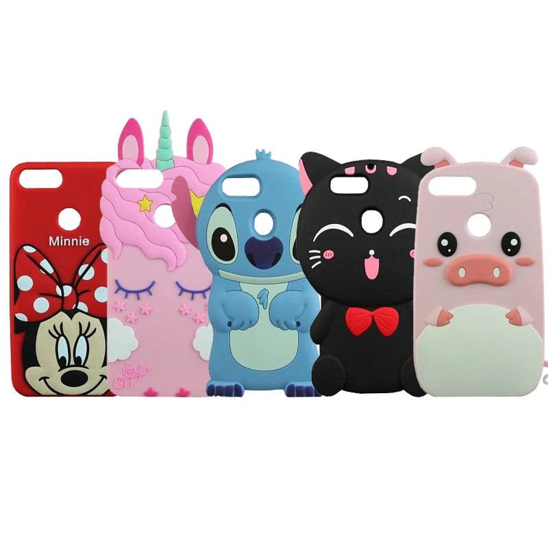 

Cartoon Case For Huawei P Smart Silicon Coque Soft Protective Phone Cases Cover For Huawei P Smart / Enjoy 7S