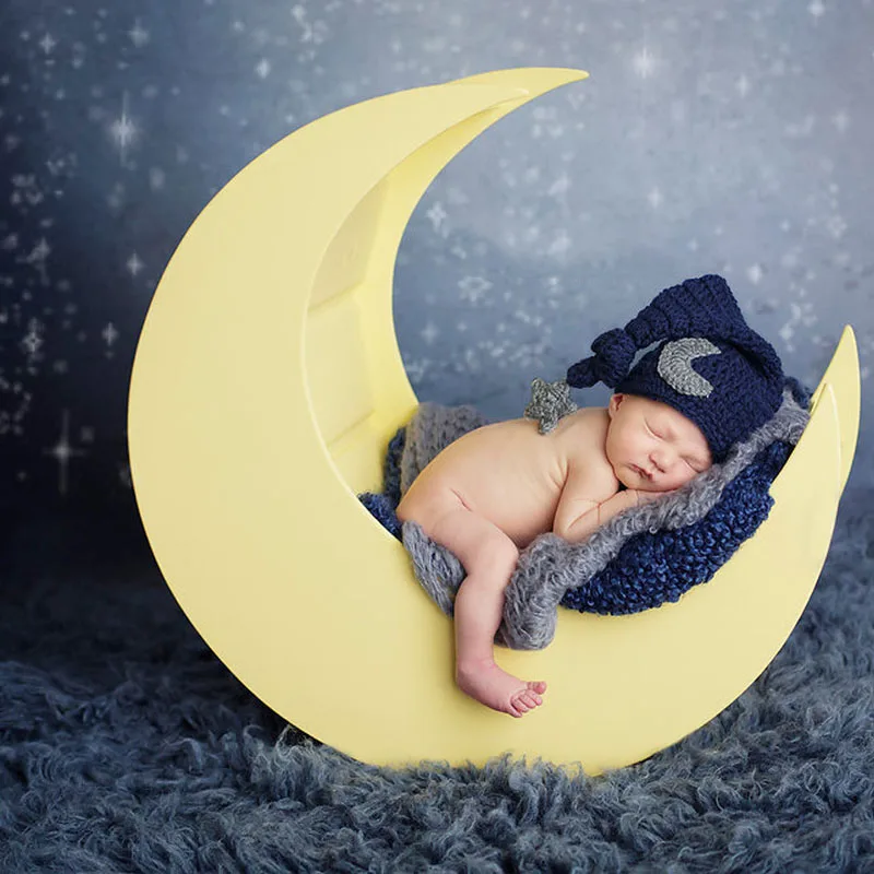 

baby hat Newborn Baby Cute Crochet Knit Costume newborn baby photography props 2019 new hand-woven baby cap winter hats for kids