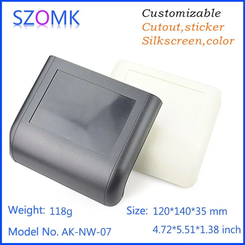

10 pieces Wifi net work plastic enclosures for electronics router din rail housing junction box case 120x140x35mm
