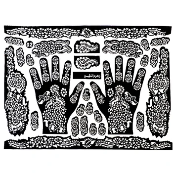 

New arrival! Tattoo Templates Hands/Feet Henna Tattoo Stencils for Airbrushing Mehndi Body Painting