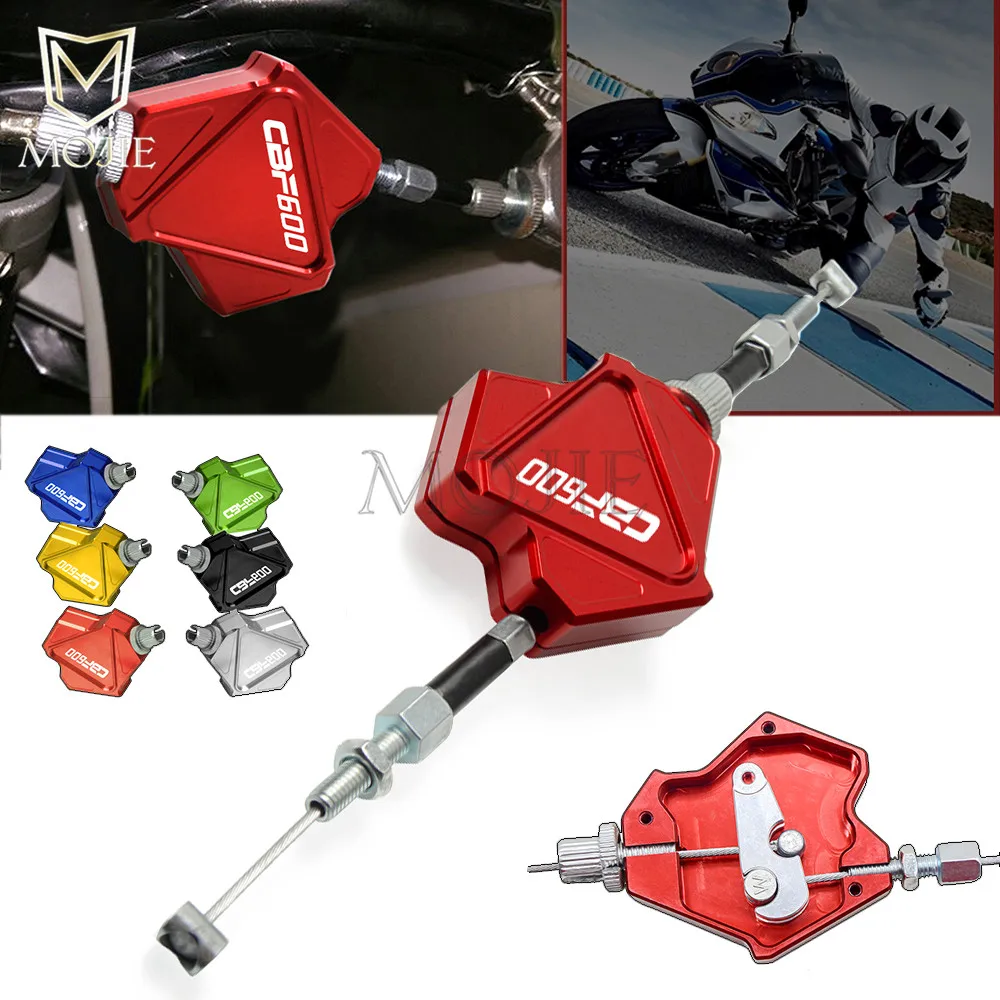 

Motorcycle Accessories CNC Aluminum Stunt Clutch Lever CBF600 Easy Pull Cable System For Honda CBF600/SA CBF 600 SA 2006-2013