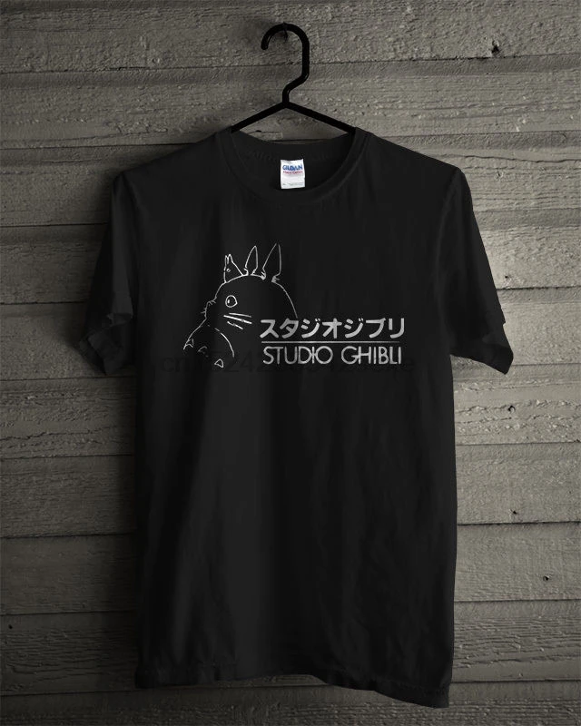 

RARE! STUDIO GHIBLI TOTORO ANIME MANGA PROJECT JAPAN MEN BLACK T SHIRT