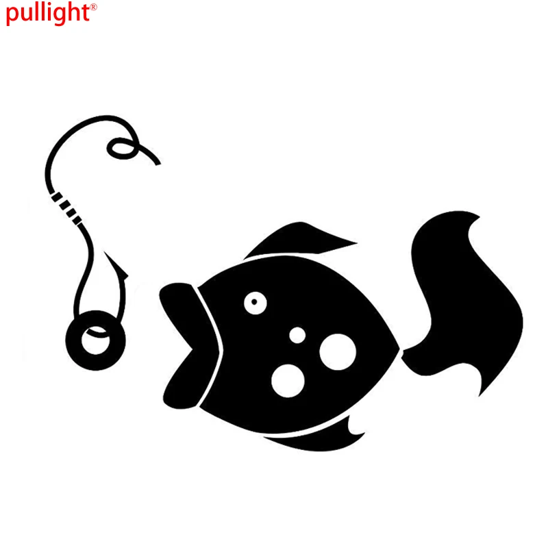 

Interesting Fishing Vinyl Sticker Car Decal Silhouette Decor