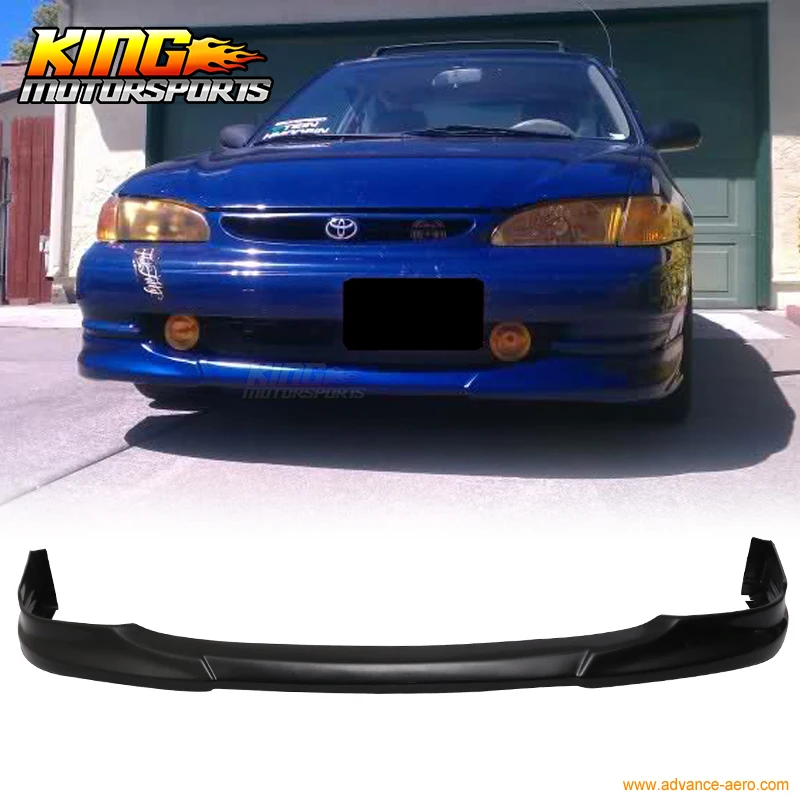 

For 1998-2002 99 00 01 Toyota Corolla Sedan ZZE110 Sport RS ABS Front Lip