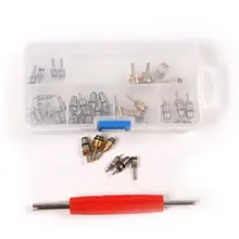 35 шт. автомобиль грузовик R12 R134a кондиционер A/C клапан ядро и удаления Ассортимент Комплект