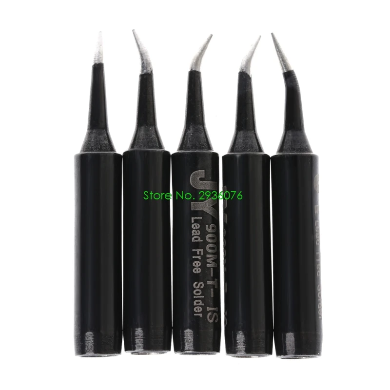 

5 Pcs Solder Soldering Iron Tip 900M-T-SI Lead Free For Hakko Saike 936 852d+ 909D Drop Ship Support