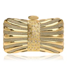 Luxury women bag day clutches exquisite Iron bow upmarket nightclub handbag star gorgeous dinner party evening bags handbags