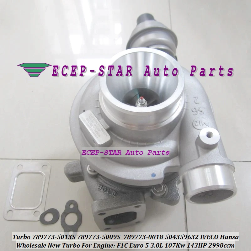 Turbo GT20V 789773-5028 S 789773-5026 S 789773-5018 S 504371348 504376936 789773 для IVECO, 2009-F1C Euro 5 3.0L 134HP 107kw