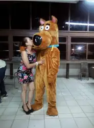 ЕВА Материал шлем Scooby Doo собака талисман костюмы мультфильм одежда реклама Хэллоуин костюмы на день рождения вечерние