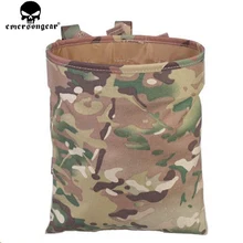 EMERSONGEAR, чехол-капелька, тактический, для мелочей, складной, дампа, чехол для страйкбола, военный, подсумок, сумка, Мультикам, черный, Drop pouch EM6032