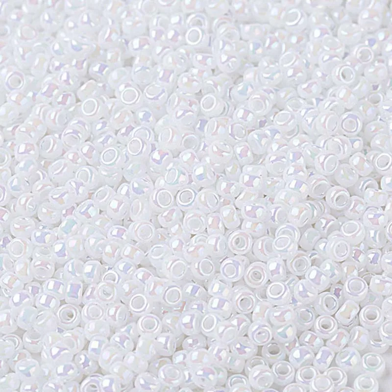 Тайдиан 2 мм белый жемчуг ab японский бисер Miyuki Круглые бусины для браслетов ручной работы 10 г/лот 950 штук - Цвет: 471