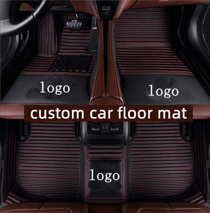 Car Floor Mats Fit for 2002- Mercedes Benz E class E200 E220 E260 E280 E350 E350 E300 E260 E320 mat w211 W212 W213 carpets - Название цвета: black red