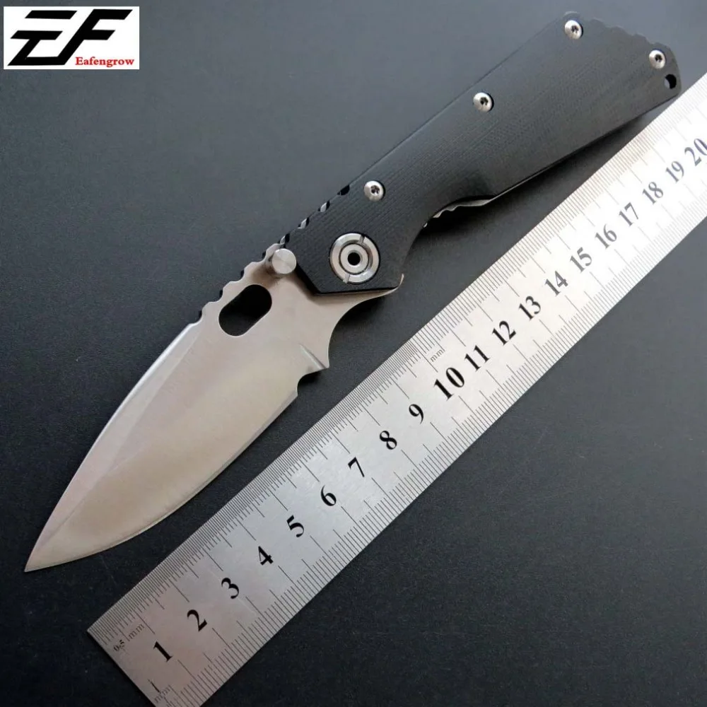 

High Quality ST-1 Knives Tactical Survival Folding Pocket Knife 8Cr13Wov 56HRC Blade G10 Handle Camping hunting Tools