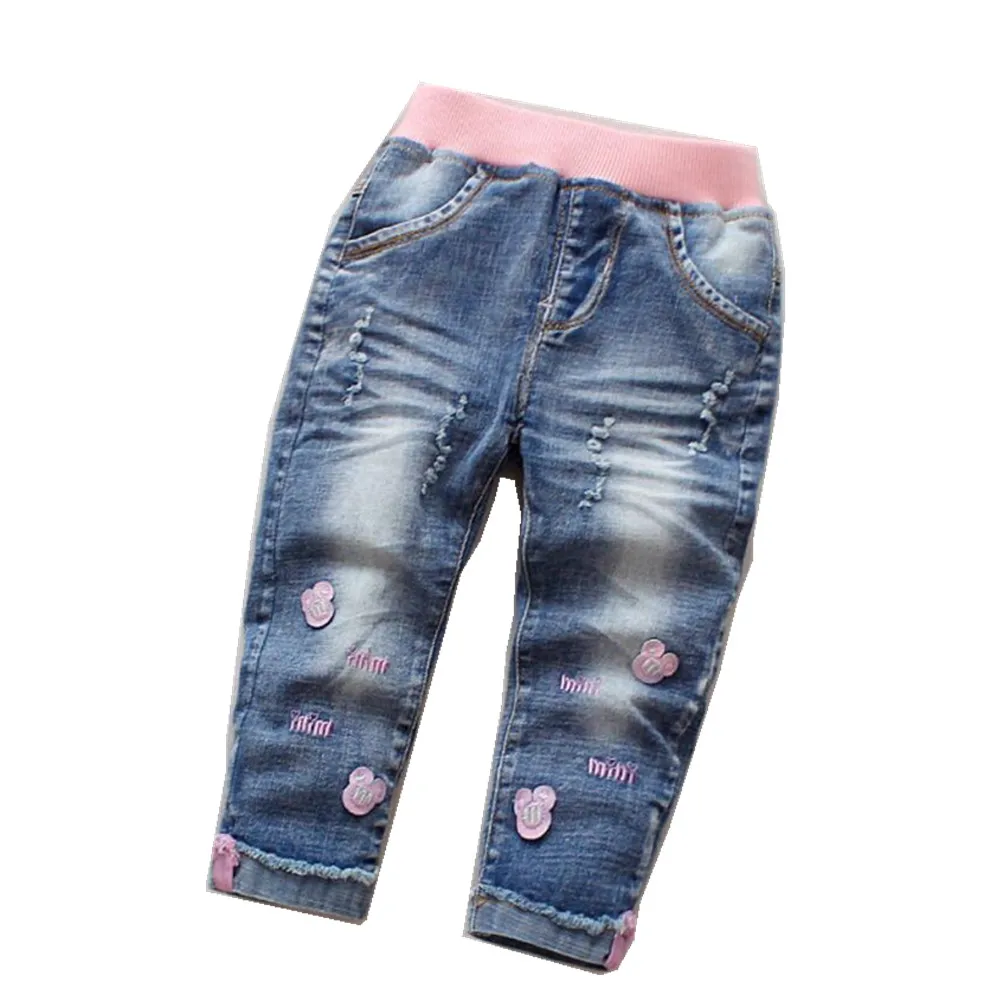 Children's Clothing Girls Jeans For Girl Spring Baby Jeans Minnie Girl